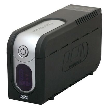 ИБП Powercom IMD-825AP 825VA/ 495W, LCD, AVR, 3 поддерживающие + 2 фильтрующие IEC320-C13, USB, RJ-45 (Аккумулятор 1*12В/ 9Ач)